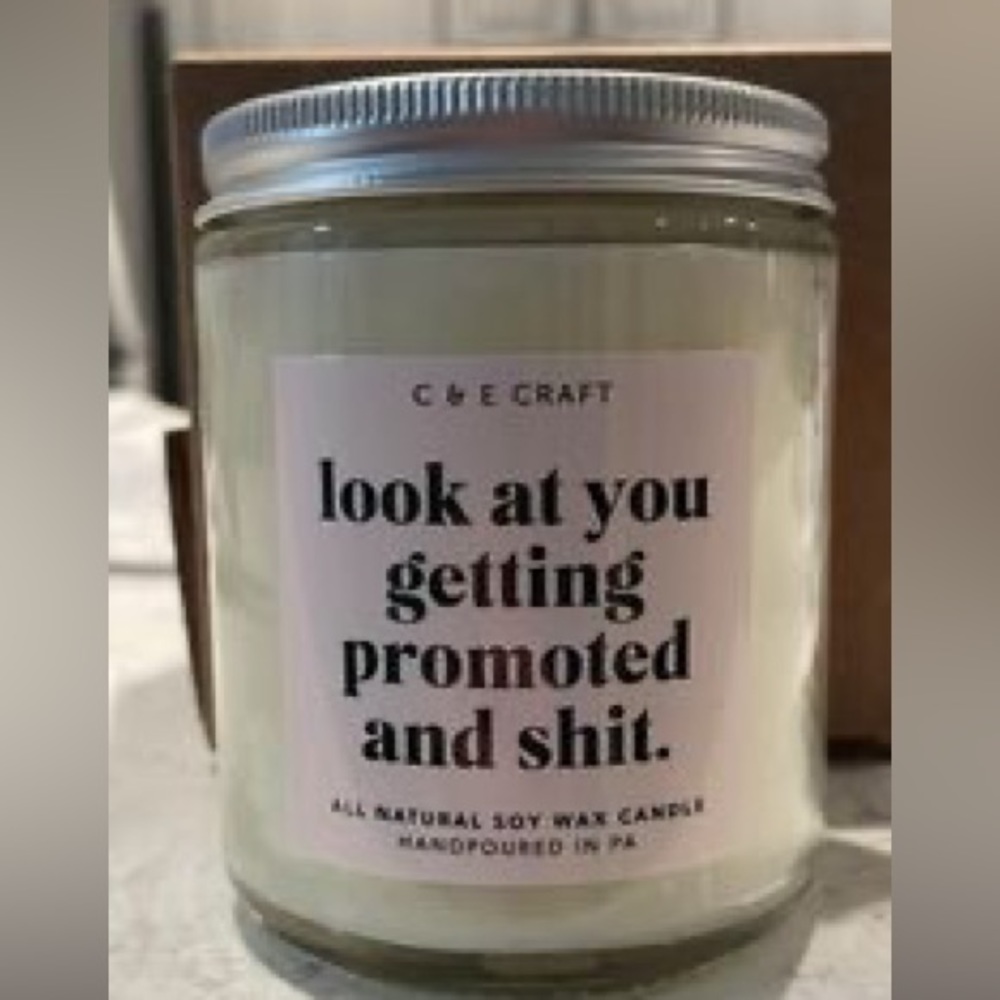 Brand New Soy 8oz Jar Candle-Coffee Scent